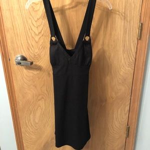 Guess brand black metallic dress